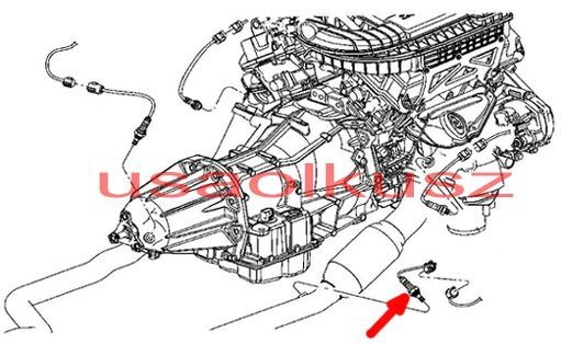 Sonda lambda tylna prawa MOPAR Dodge Magnum 2,7 V6 2007-