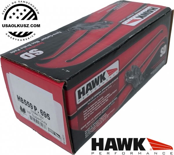 Przednie klocki hamulcowe HAWK RACE PROVEN STREET LEGAL  Chrysler Aspen