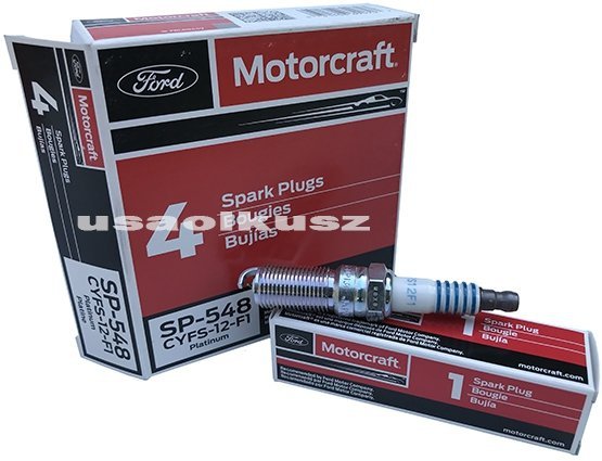 Świeca zapłonowa platynowa MOTORCRAFT SP548 Ford F-150 5,0 V8 2011-