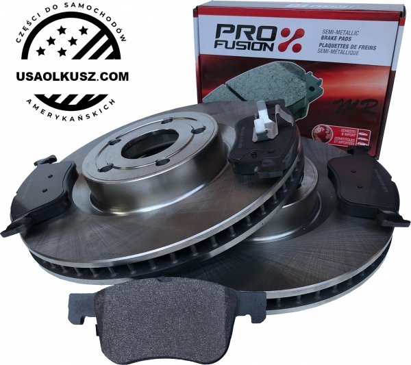 Przednie tarcze 308mm + klocki hamulcowe Lincoln Corsair