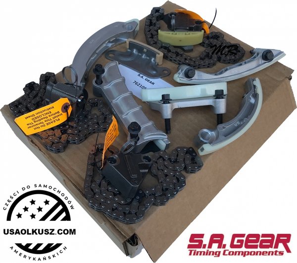 Rozrząd napinacze łańcuchy prowadnice Cadillac CTS V6 2004-2015