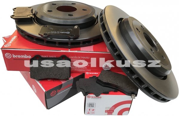 Klocki oraz tarcze hamulcowe tylne 350mm BREMBO Dodge Durango SRT Hellcat