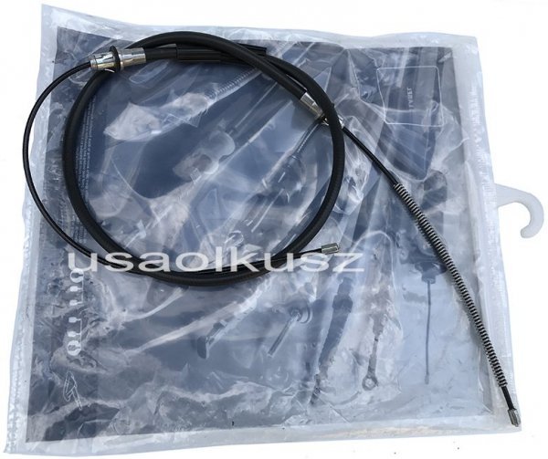 Lewa końcowa linka hamulca postojowego ręcznego - do bębnów Dodge Caravan 1996-2007 4683299