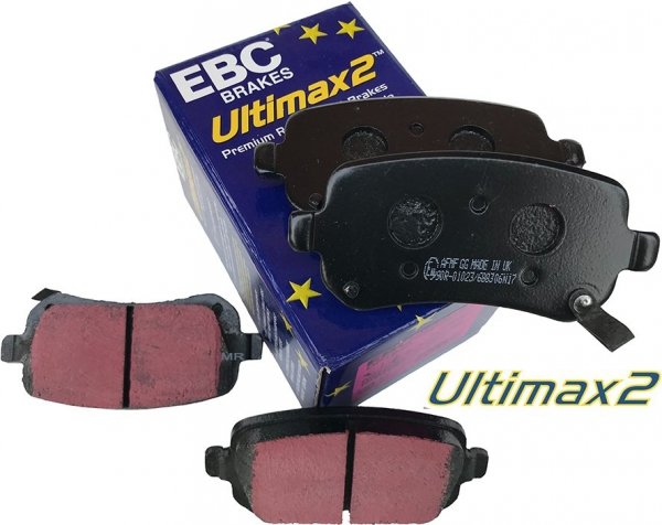 Tylne klocki Ultimax2 + tarcze hamulcowe 305mm EBC seria PREMIUM RAM Cargo Van -2015