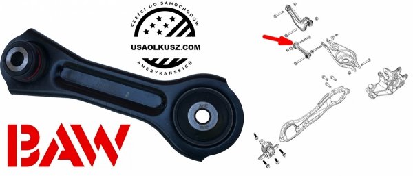 Wahacz poprzeczny tylnego zawieszenia Chrysler Voyager 2020- 68218020AC