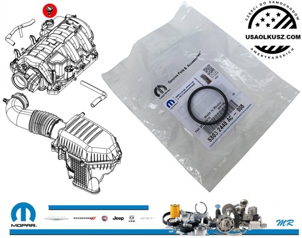 Oring uszczelniacz zaworu PCV Chrysler 300C SRT 6,4 V8