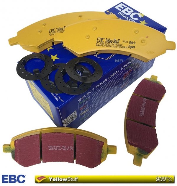Przednie klocki hamulcowe EBC YellowStuff Chrysler Aspen