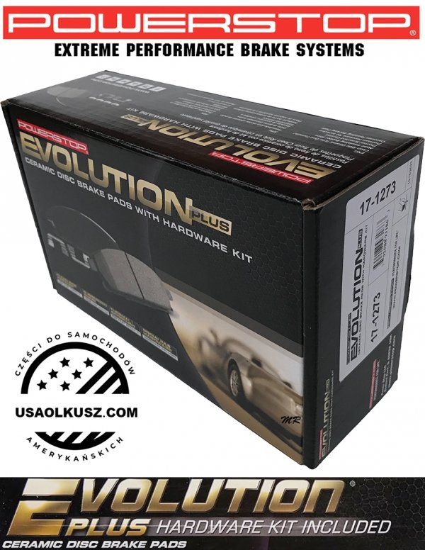 Klocki hamulcowe przednie POWERSTOP Z17 EVOLUTION PLUS Volkswagen Routan do tarcz 303mm
