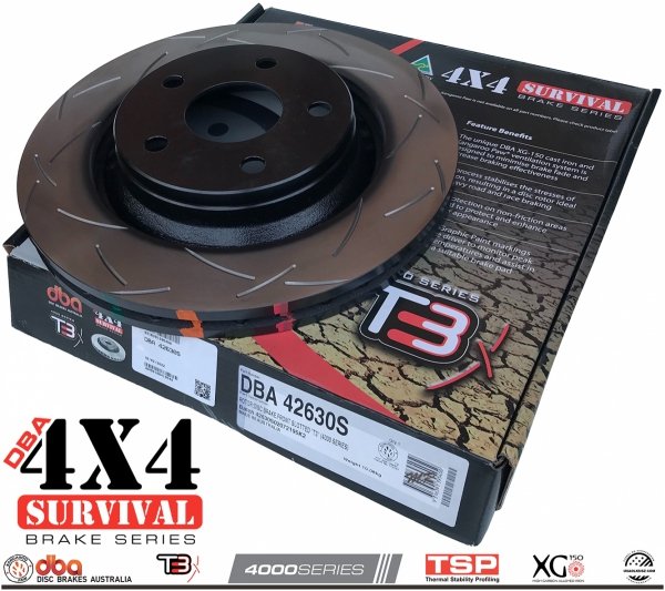 Tarcza hamulcowa przednia DBA 4000 T3 4X4 SURVIVAL 330mm Jeep Wrangler JK 2007-2018