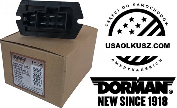 Rezystor opornica prędkości nadmuchu wentylatora Dodge Caravan 2001-2007 klimatyzacja manualna