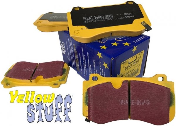 Przednie klocki YellowStuff + tarcze hamulcowe 360mm EBC seria GD Dodge Charger SRT Scat Pack