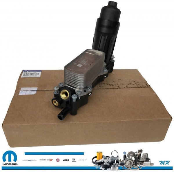 Obudowa filtra oleju z chłodnicą MOPAR Jeep Wrangler JK 3,6 V6 2014-2018