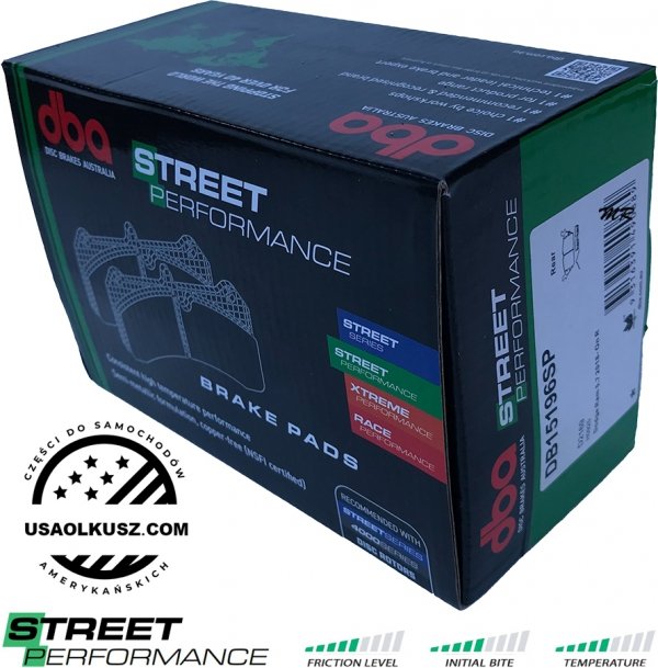 Klocki hamulcowe tylne DBA STREET PERFORMANCE RAM 1500 DT 2019-