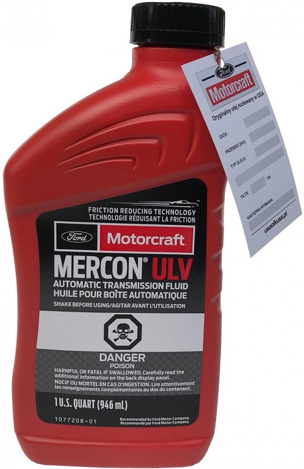 Olej przekładniowy Motorcraft MERCON ULV