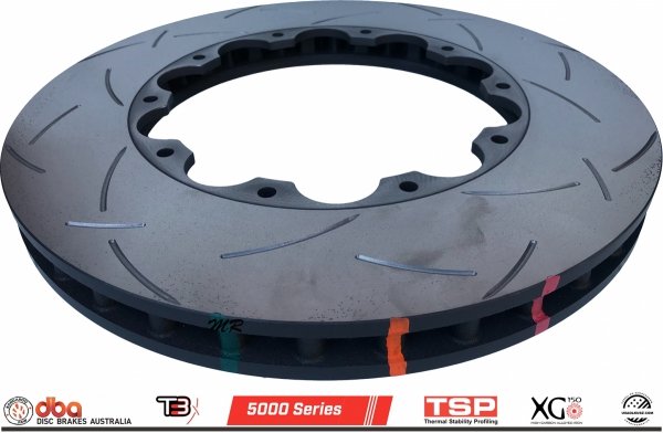 Przednie klocki EBC GreenStuff + tarcze hamulcowe DBA T3 Dodge Challenger SRT Hellcat Demon -2020