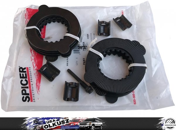 Tarczki oraz przekładki automatycznej blokady LSD Dana 35 Jeep Wrangler -2006