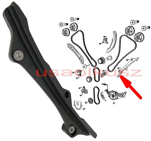 Prowadnica ślizg lewego łańcucha rozrządu MOPAR Lancia Flavia 3,6 V6