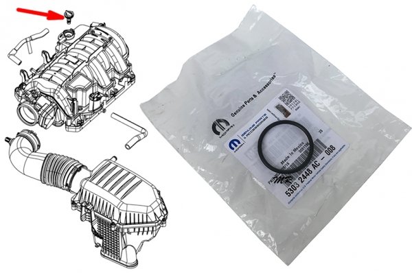 Oring uszczelniacz zaworu PCV Chrysler Aspen 5,7 V8 2009