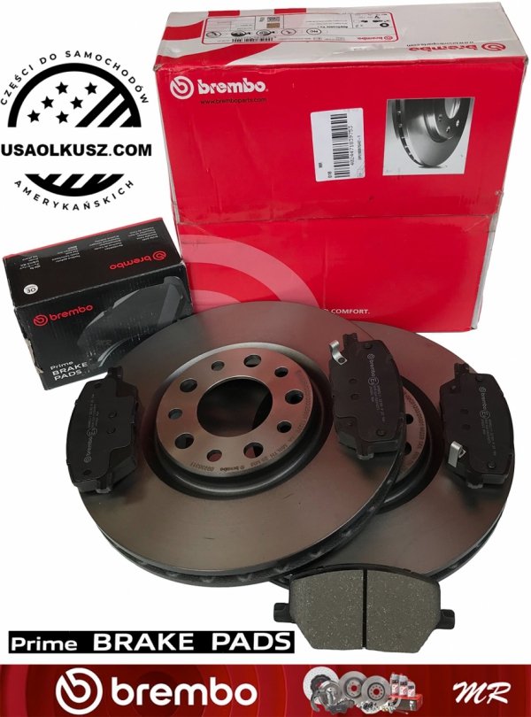 Tarcze 305 mm klocki hamulcowe przednie BREMBO Jeep Compass 2018-