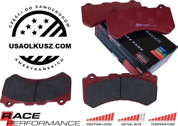 Przednie klocki DBA Race Performance + tarcze hamulcowe DBA 5000 T3  Dodge Charger SRT Hellcat -2020