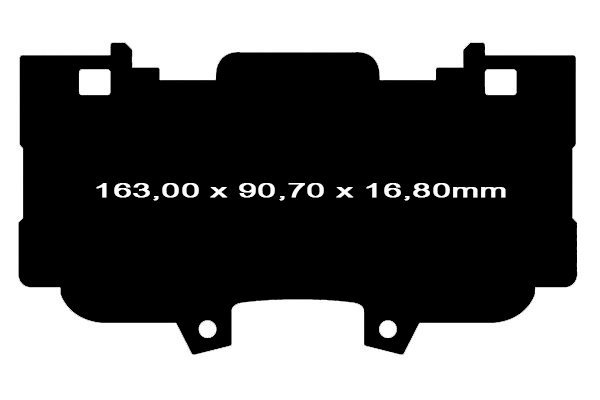 Klocki hamulcowe przednie DBA Xtreme Performance Ford Mustang 2015- do tarcz 352mm
