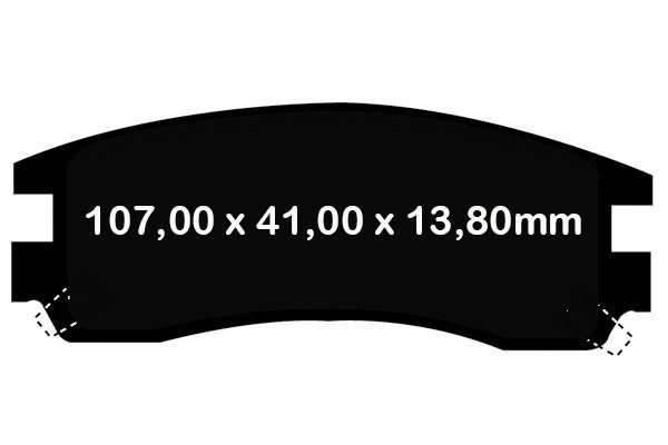 Klocki hamulcowe tylne EBC GreenStuff Buick Park Avenue 1997-2005