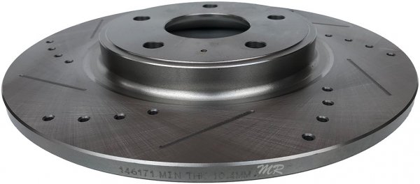 Tylna WIERCONA nacinana tarcza hamulcowa 328mm Dodge Journey 2012-