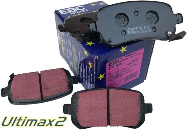 Tylne klocki Ultimax2 + tarcze hamulcowe 305mm EBC seria PREMIUM Lancia Voyager