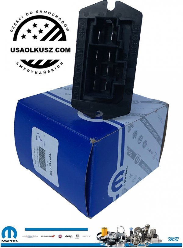Rezystor opornica prędkości nadmuchu wentylatora MOPAR Dodge Caravan 2001-2007 klimatyzacja manualna