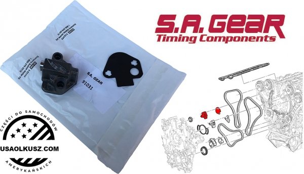 Napinacz prawego łańcucha rozrządu Suzuki XL-7 3,6 V6 2007-2009