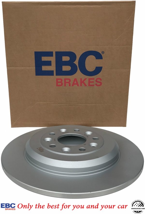 Tylne klocki YellowStuff + tarcze hamulcowe 330mm EBC seria Premium Lincoln MKS 2009-2012
