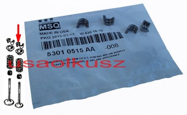 Zabezpieczenie / zamek zaworu głowicy silnika Jeep Cherokee 4,0 2000-2001