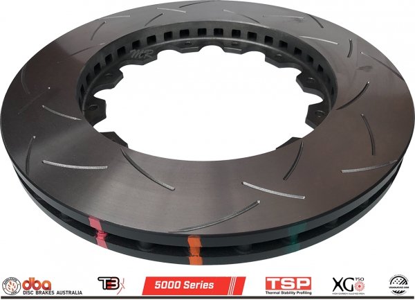 Przednie klocki Street Performance + tarcze hamulcowe 400mm DBA 5000 T3 Dodge Challenger SRT Hellcat Demon 2021-2023