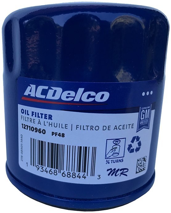 Filtr + olej silnikowy ACDelco Gold Synthetic Blend 5W30 API SP GF-6 Pontiac G8 6,0 V8