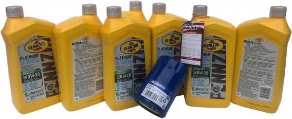 Filtr olej silnikowy 0W20 Dexos1 Full Synthetic Pennzoil Chevrolet Suburban 2015-