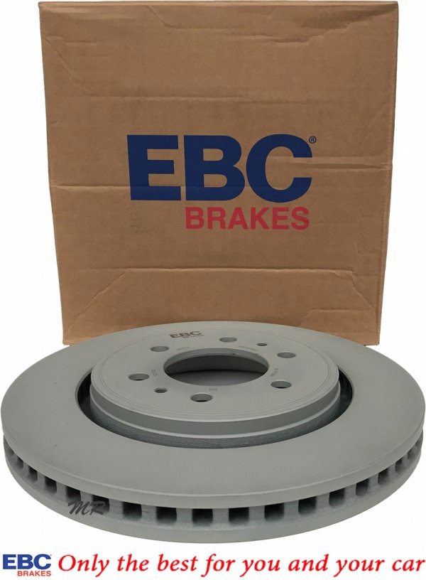 Przednie klocki Ultimax2 + tarcze hamulcowe EBC seria Premium Ford Expedition 2011-2021