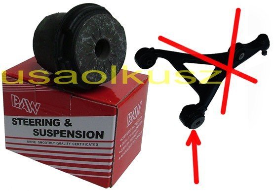 Tuleja wahacza przedniego dolnego TYLNA Dodge Charger AWD