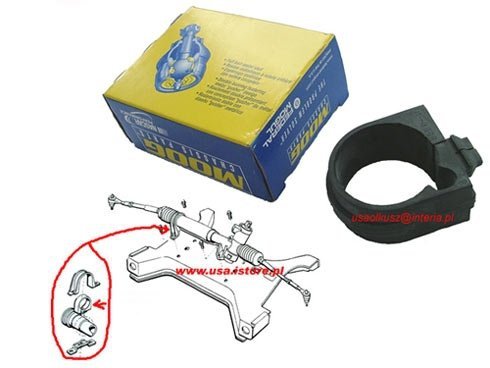 Guma mocowania przekładni kierowniczej Dodge Caravan 1984-2000