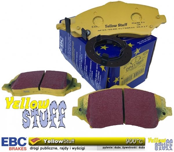 Klocki hamulcowe przednie EBC YELLOWSTUFF Jeep Liberty 2008- 