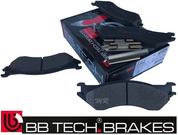 Przednie klocki hamulcowe z zestawem montażowym Ford F-150 F150 1999-2004 7700 Lb GVW