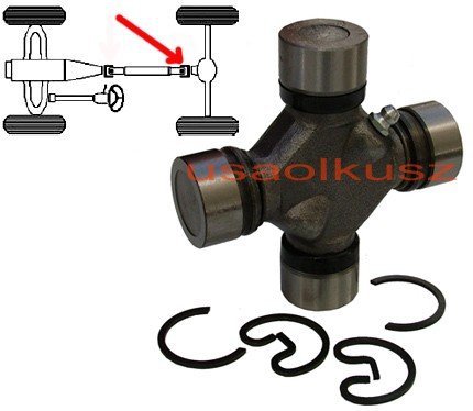 Krzyżak tylnego wału napędowego TYLNY Chevrolet Avalanche 1500 2WD 2002-2006