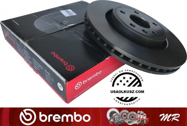 Przednie klocki tarcze BREMBO + jarzma hamulcowe 350mm Dodge Durango 3,6 V6 2011-