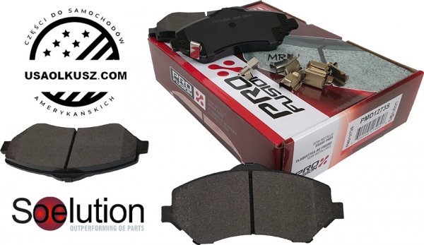 Klocki hamulcowe przednie z zestawem montażowym Lancia Voyager