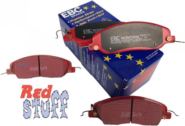 Klocki hamulcowe przednie CERAMICZNE EBC RedStuff Ford Mustang 2005-2014