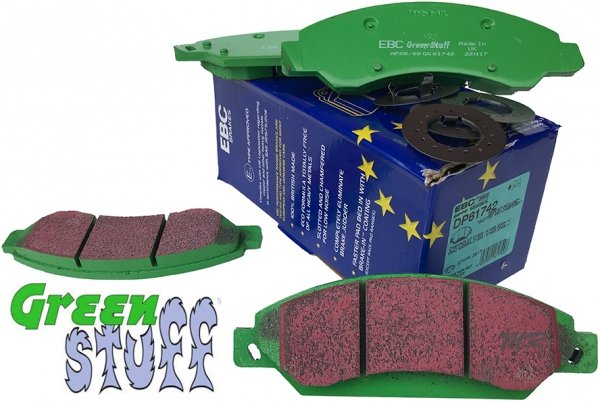 Przednie klocki GreenStuff + tarcze hamulcowe 330mm EBC seria PREMIUM GMC Yukon 2007-2008