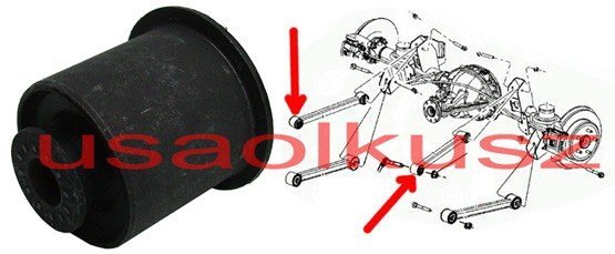 Przednia tuleja tylnego górnego wahacza Jeep Grand Cherokee 2005-2010
