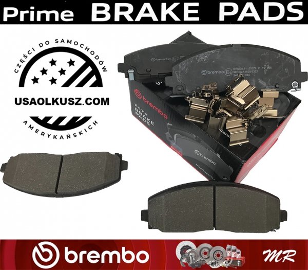 Klocki oraz tarcze hamulcowe przednie BREMBO Chrysler Pacifica 2017-