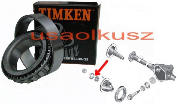 Łożysko kosza mechanizmu różnicowego mostu tył 8,6 Chevrolet Silverado 1500 2000-2006