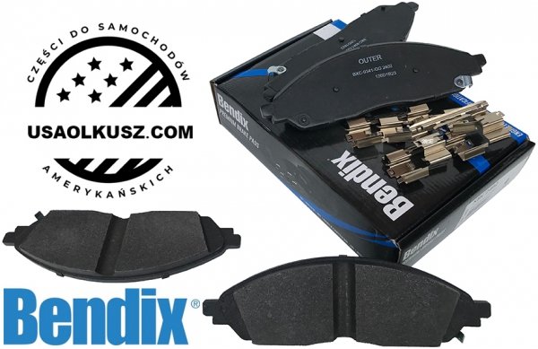 Klocki hamulcowe przednie z zestawem montażowym do tarcz 330mm Jeep Grand Cherokee WL L 2022-