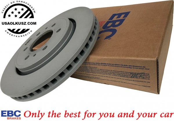 Przednie klocki Ultimax2 + tarcze hamulcowe EBC seria Premium Ford F-150 2010-2021